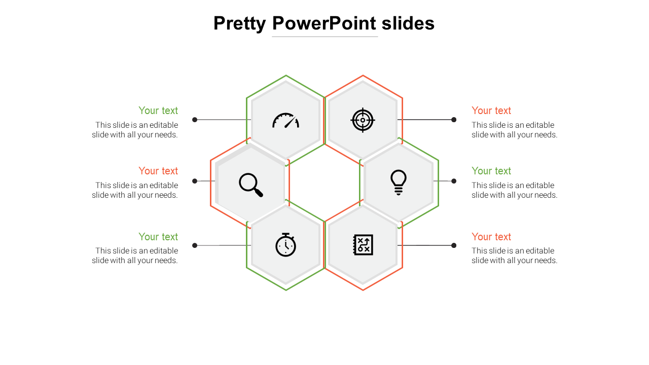 Our Predesigned Pretty PowerPoint Slides Design Template
